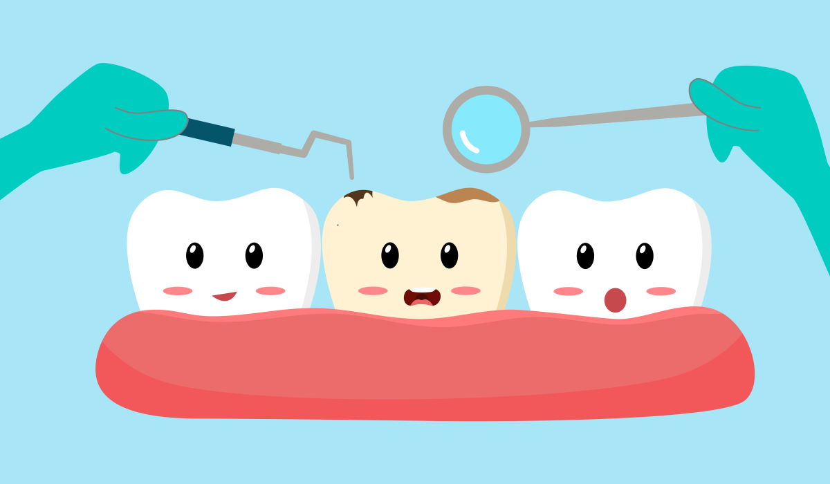 dente nero macchie nere sui denti necrosi Studio Dentistico Yacoub dentista balduina roma implantologia conservativa denti amelia terni